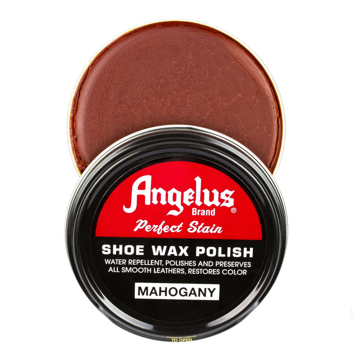 Angelus Shoe Wax Polish Κερί Παπουτσιών Mahogany 88 ml