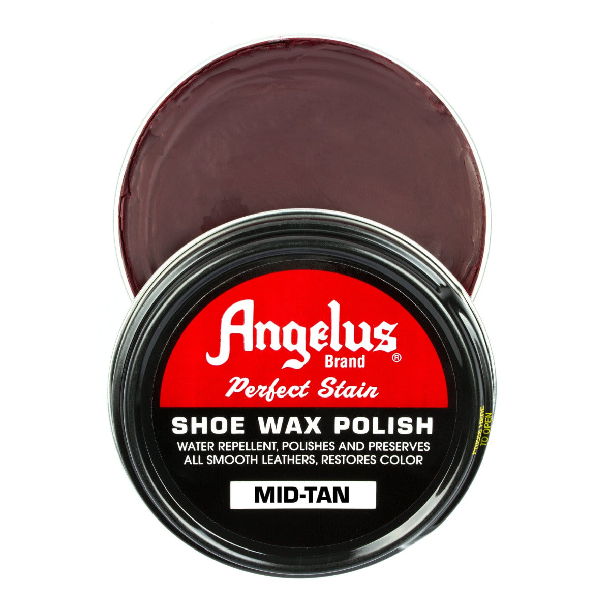 Angelus Shoe Wax Polish Κερί Παπουτσιών Mid-Tan 88 ml