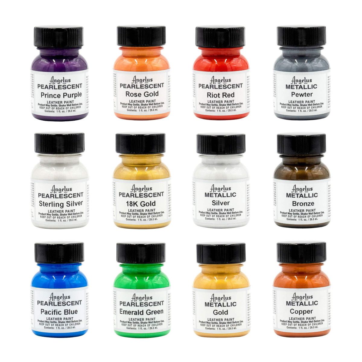 Pearlescent και Metallic Paint Κιτ - 12 Χρώματα