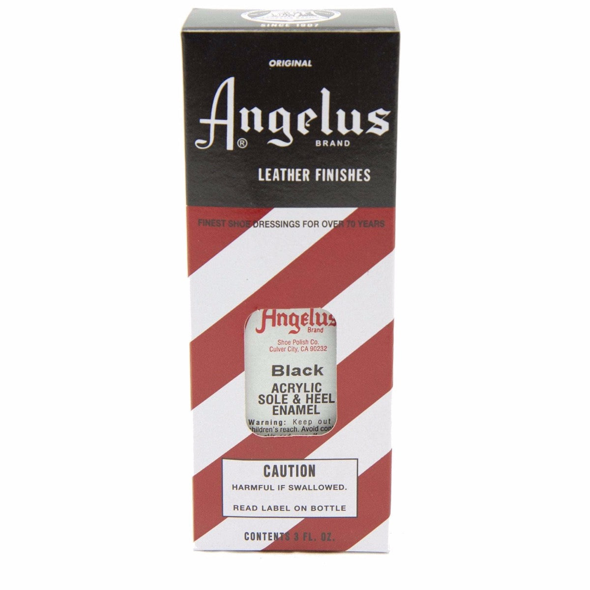 Angelus Sole & Heel Enamel Μαύρο 88ml
