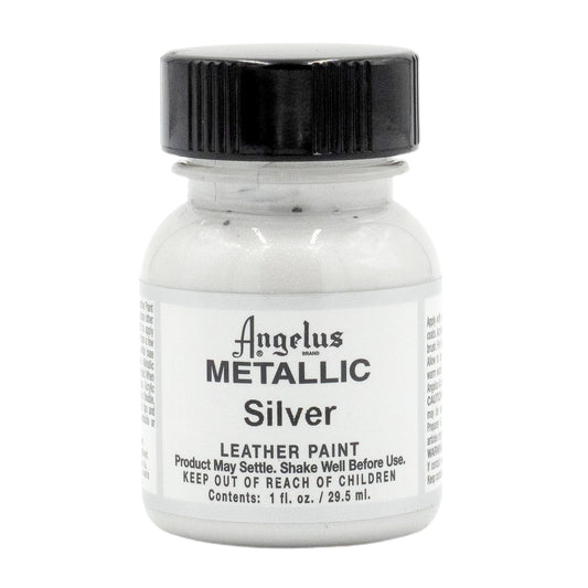 Angelus Leather Paint Silver Χρώμα Δέρματος