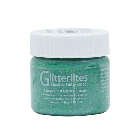 Angelus Glitterlites Kelly Green Βαφή Δέρματος 29,5ml