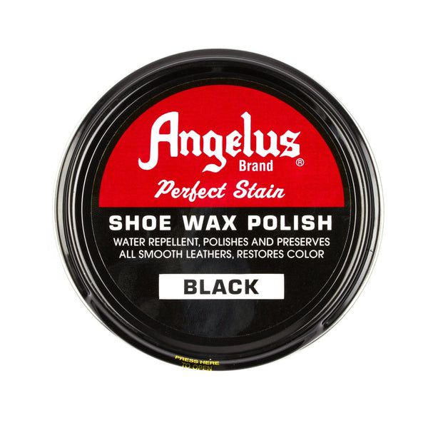 Angelus Shoe Wax Polish Κερί Παπουτσιών Μαύρο 88 ml