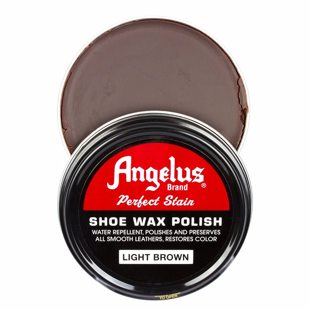 Angelus Shoe Wax Polish Κερί Παπουτσιών Ανοικτό Καφέ 88 ml