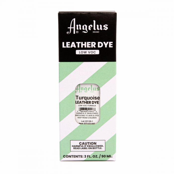 Angelus Low VOC Leather Dye Βαφή Δέρματος Τιρκουάζ 88ml