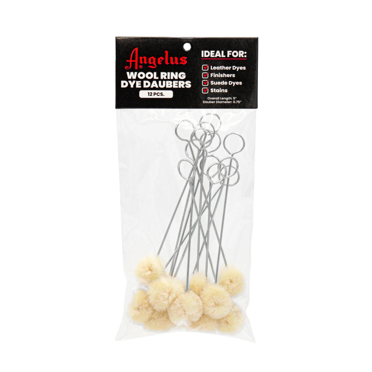 Angelus Wool Ring Dye Dauber Εφαρμογέας Βαφής - 12x