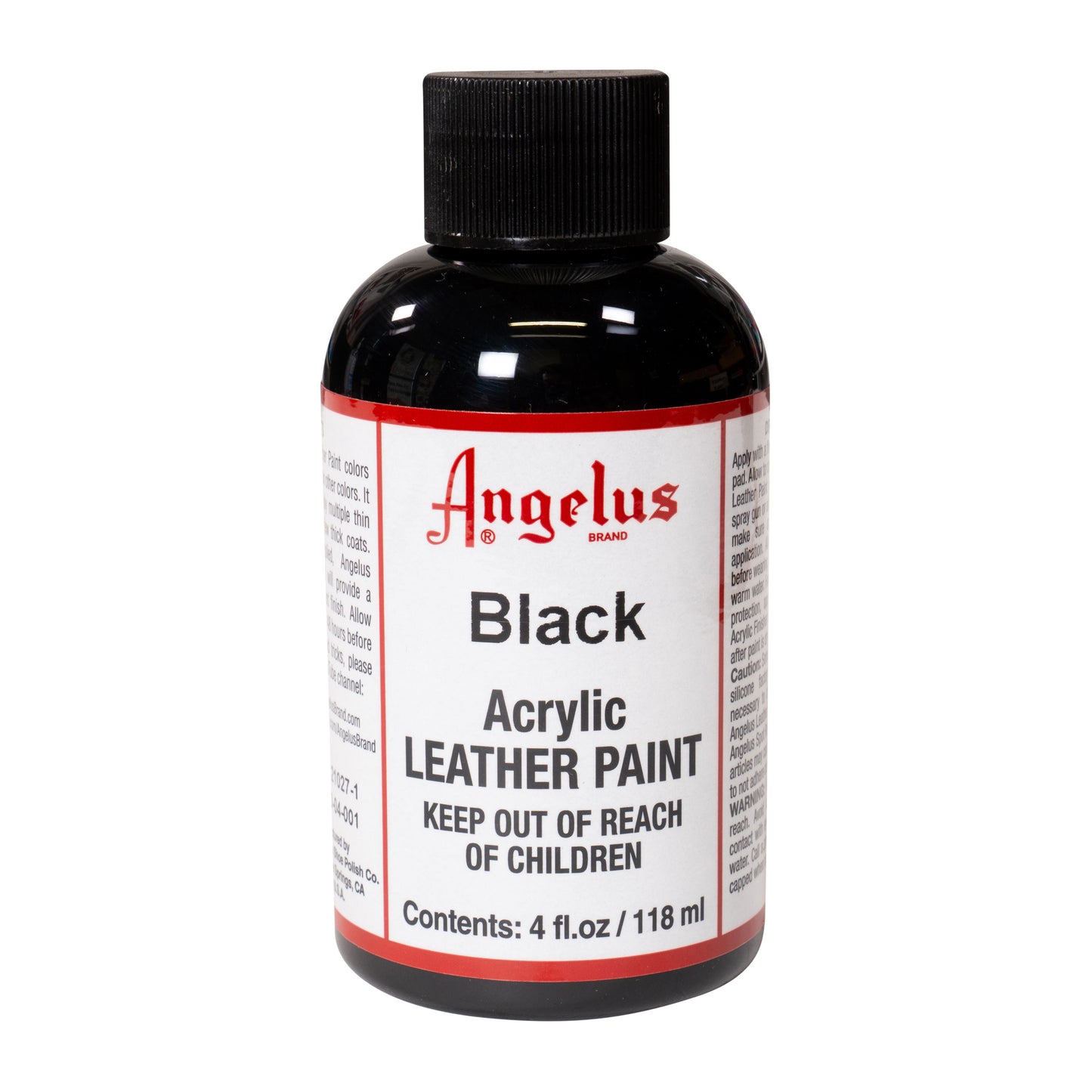 Angelus Leather Paint Μάυρο Χρώμα Δέρματος