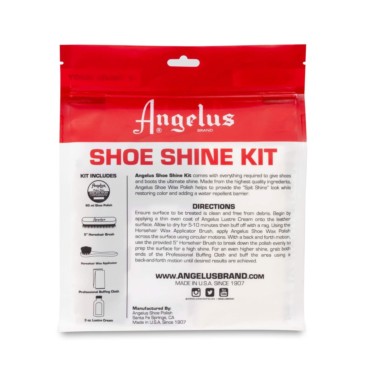 Angelus Shoe Shine Κιτ Ταξιδιού
