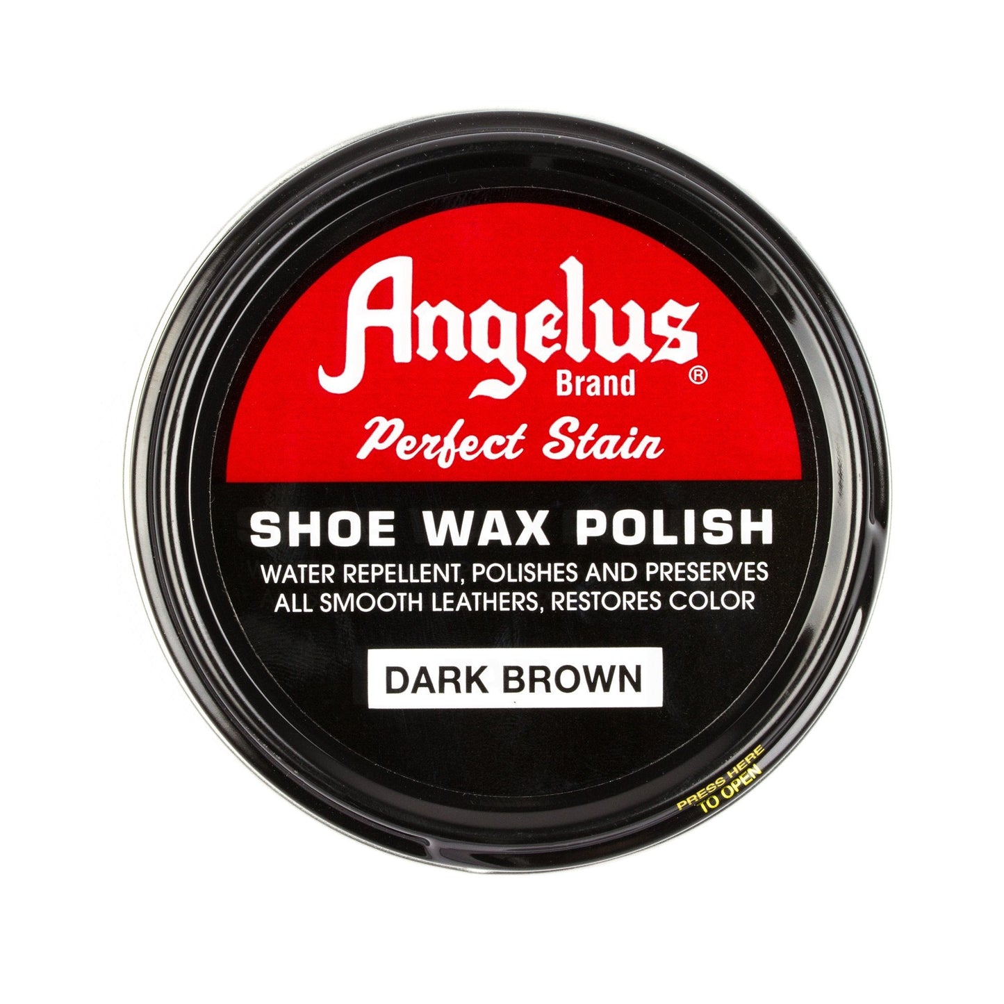 Angelus Shoe Wax Polish Κερί Παπουτσιών Σκούρο Καφέ 88 ml