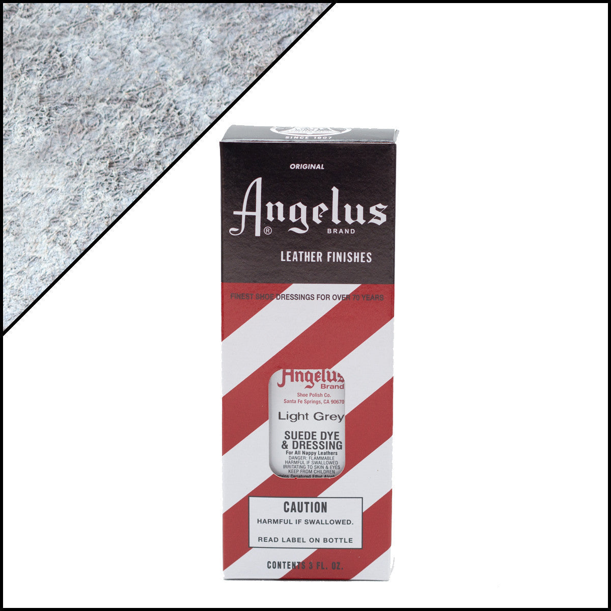 Angelus Suede Dye Ανοικτό Γκρι Βαφή Σουέτ 3oz