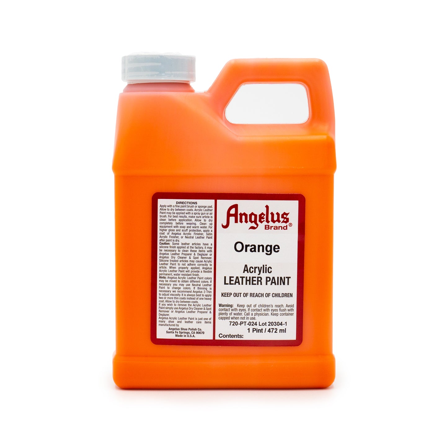 Angelus Leather Paint Πορτοκαλί Χρώμα Δέρματος