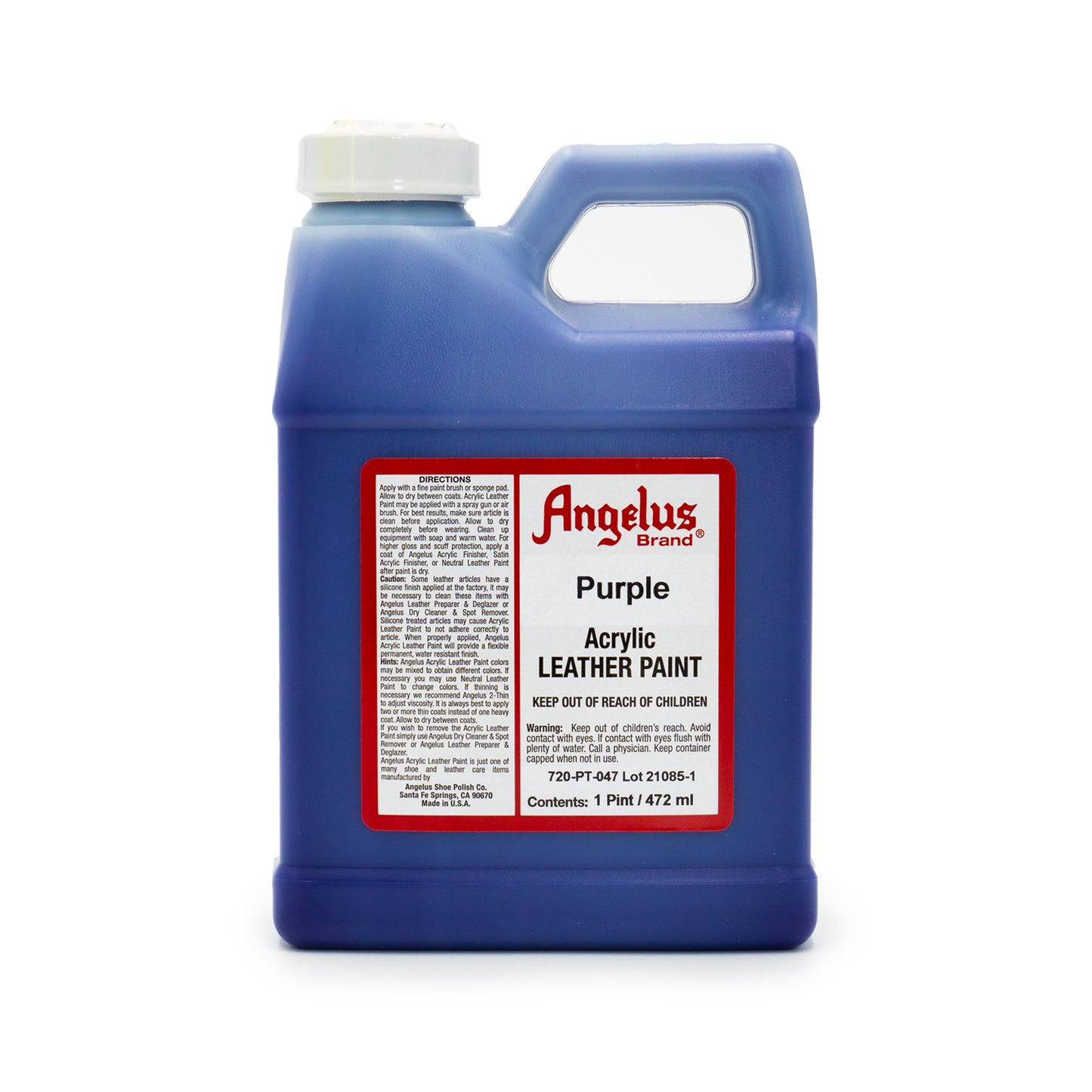Angelus Leather Paint Μωβ Χρώμα Δέρματος