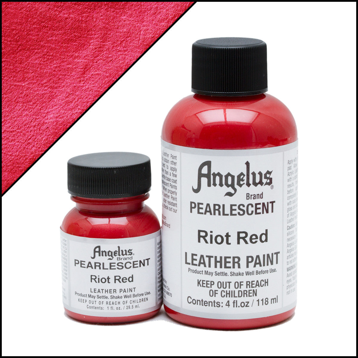 Angelus Pearlescent Riot Red Χρώμα Δέρματος