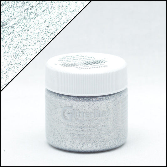 Angelus Glitterlites Silver Spark Βαφή Δέρματος 1oz