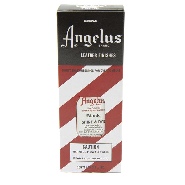 Angelus Leather Shine & Dye Κρέμα Μαύρο 88ml