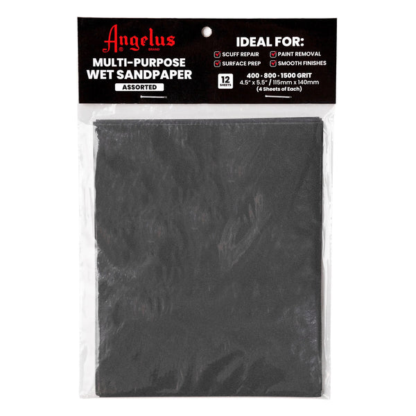 Angelus Υγρό Γυαλόχαρτο Πολλαπλών Χρήσεων 11x14cm - 12 φύλλα