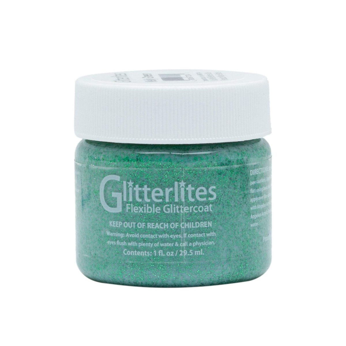 Angelus Glitterlites Kelly Green Βαφή Δέρματος 29,5ml