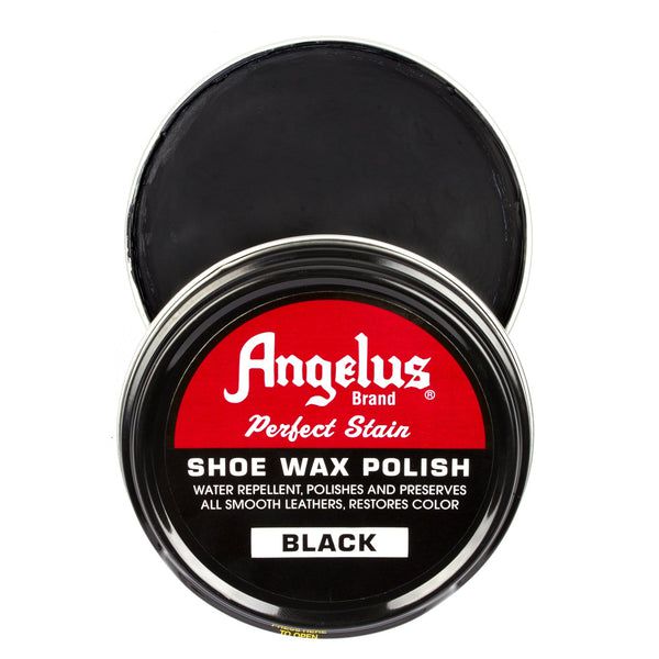 Angelus Shoe Wax Polish Κερί Παπουτσιών Μαύρο 88 ml