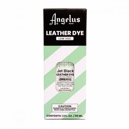 Angelus Low VOC Leather Dye Βαφή Δέρματος Jet Black 88ml
