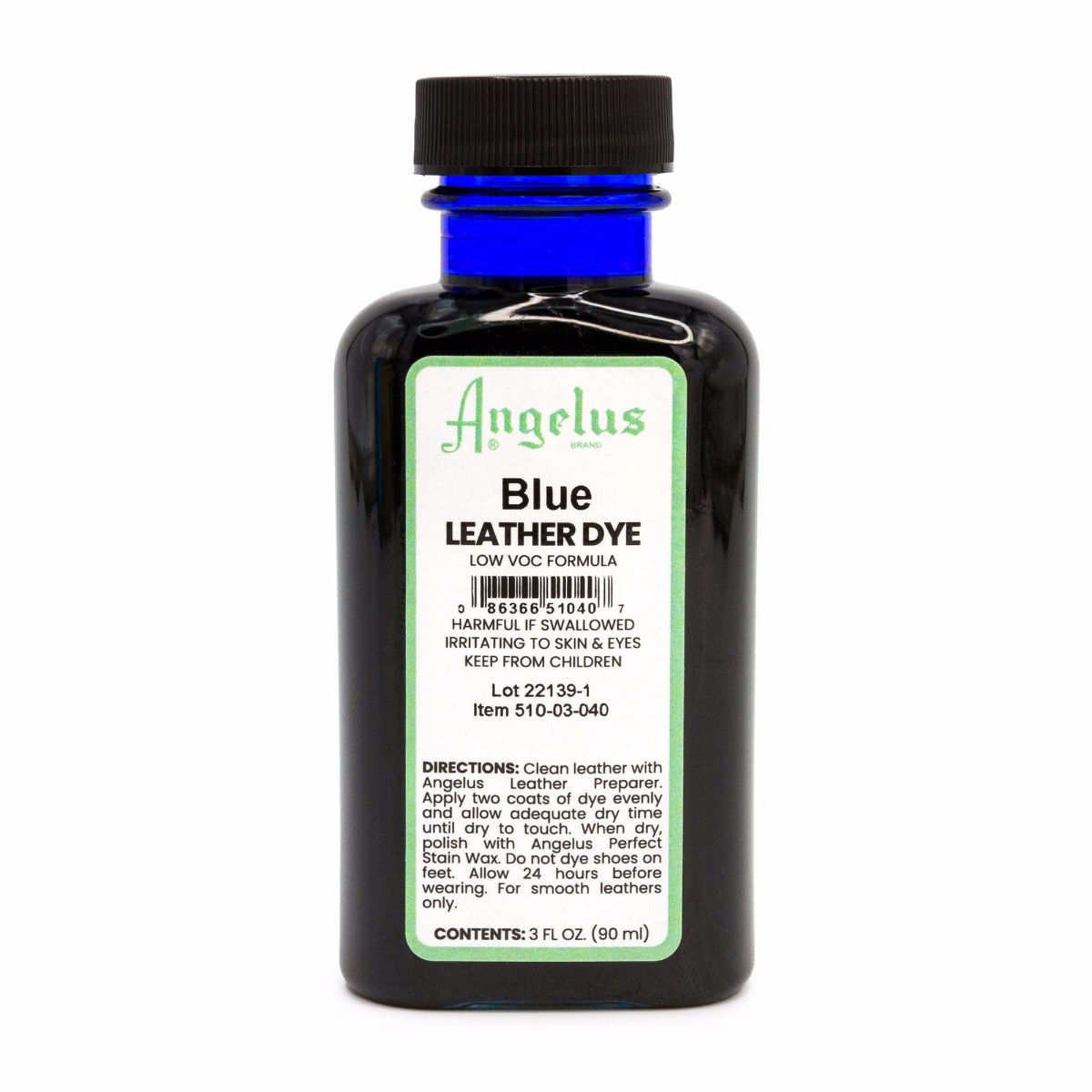 Angelus Low VOC Leather Dye Βαφή Δέρματος Μπλε 88ml