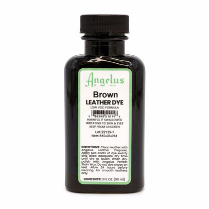 Angelus Low VOC Leather Dye Βαφή Δέρματος Καφέ 88ml