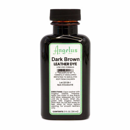 Angelus Low VOC Leather Dye Βαφή Δέρματος Σκούρο Καφέ 88ml