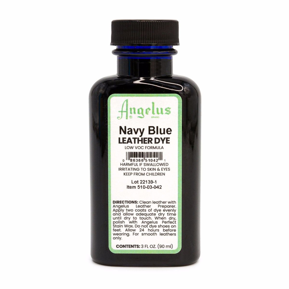 Angelus Low VOC Leather Dye Βαφή Δέρματος Navy Blue 88ml