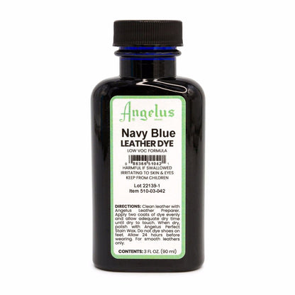 Angelus Low VOC Leather Dye Βαφή Δέρματος Navy Blue 88ml