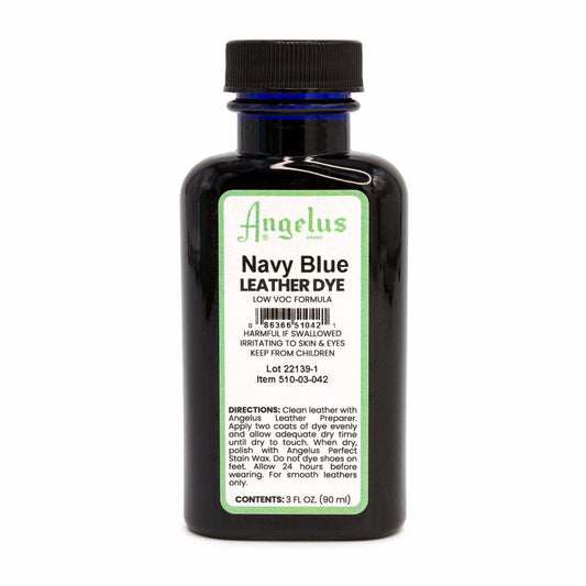 Angelus Low VOC Leather Dye Βαφή Δέρματος Navy Blue 88ml