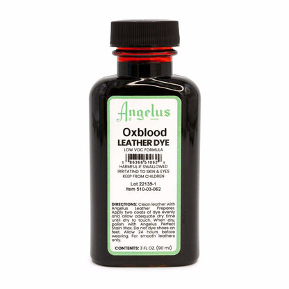 Angelus Low VOC Leather Dye Βαφή Δέρματος Oxblood 88ml