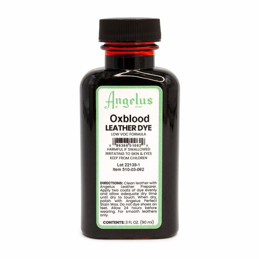 Angelus Low VOC Leather Dye Βαφή Δέρματος Oxblood 88ml