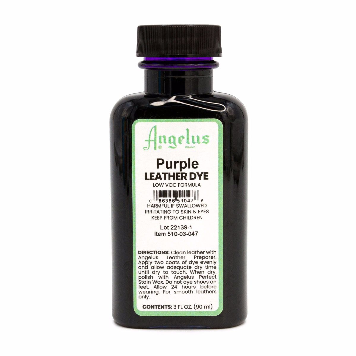 Angelus Low VOC Leather Dye Βαφή Δέρματος Μωβ 88ml