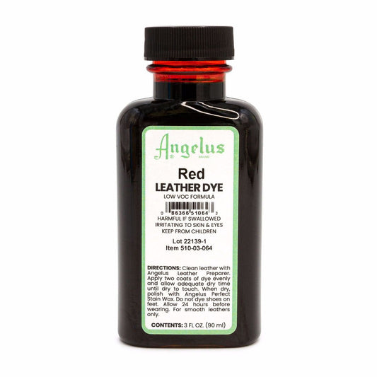 Angelus Low VOC Leather Dye Βαφή Δέρματος Κόκκινο 88ml