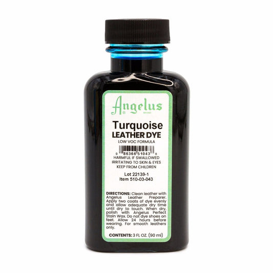 Angelus Low VOC Leather Dye Βαφή Δέρματος Τιρκουάζ 88ml