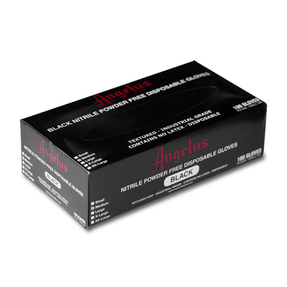 Angelus Γάντια Μιας Χρήσης Black Nitrile - 6 Mil - 100 Γάντια