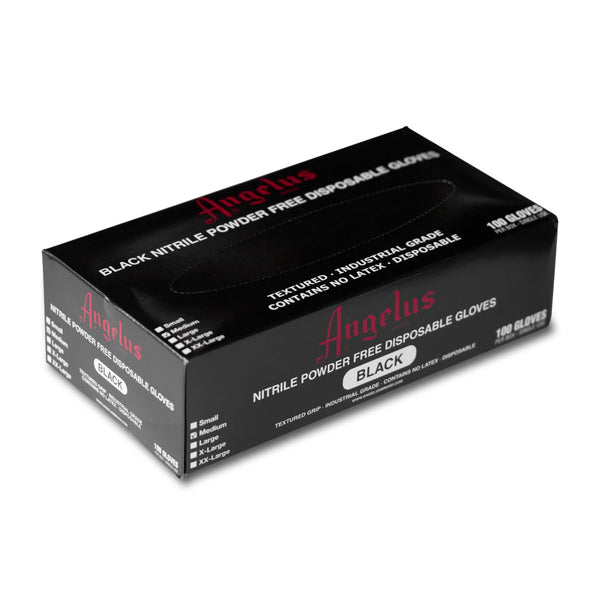Angelus Γάντια Μιας Χρήσης Black Nitrile - 6 Mil - 100 Γάντια