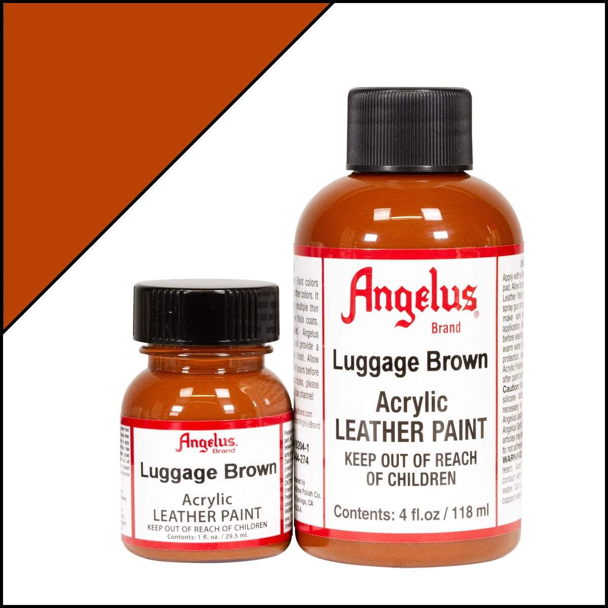 Angelus Leather Paint Luggage Brown Χρώμα Δέρματος