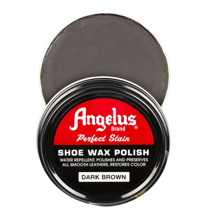 Angelus Shoe Wax Polish Κερί Παπουτσιών Σκούρο Καφέ 88 ml