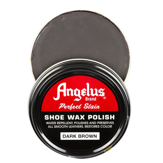 Angelus Shoe Wax Polish Κερί Παπουτσιών Σκούρο Καφέ 88 ml