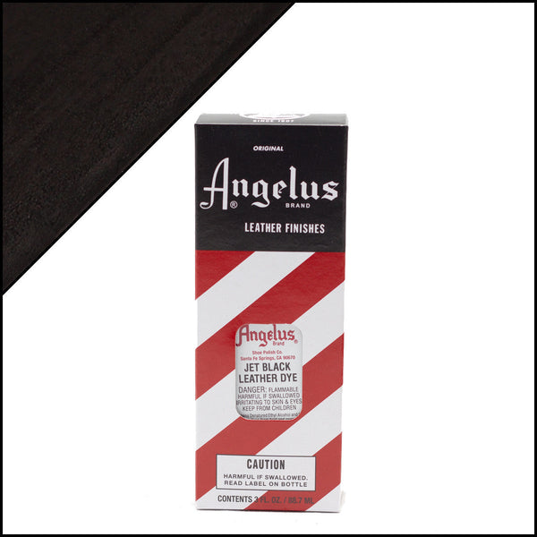 Angelus Leather Dye Jet Black Βαφή Δέρματος 3oz