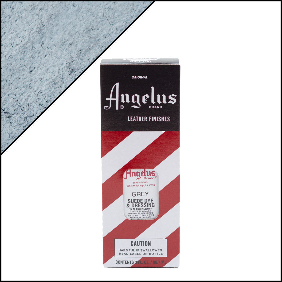 Angelus Suede Dye Γκρι Βαφή Σουέτ 3oz