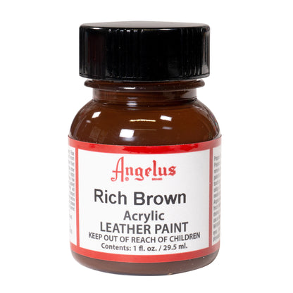 Angelus Leather Paint Πλούσιο Καφέ Χρώμα Δέρματος