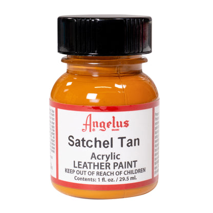 Angelus Leather Paint Satchel Tan Χρώμα Δέρματος