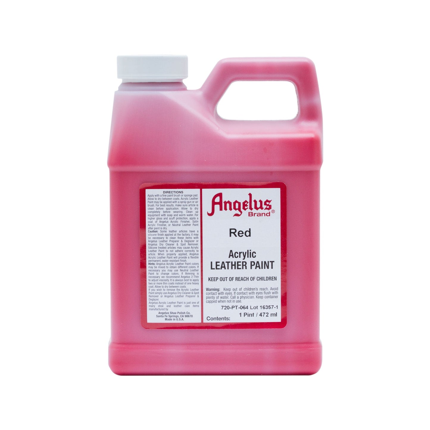 Angelus Leather Paint Κόκκινο Χρώμα Δέρματος