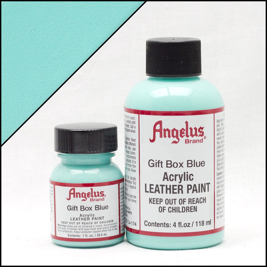 Angelus Leather Paint Gift Box Blue Χρώμα Δέρματος