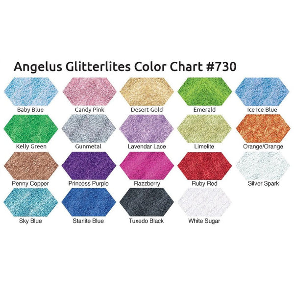 Angelus Glitterlites Limelite Βαφή Δέρματος 1oz