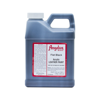 Angelus Leather Paint Flat Black Χρώμα Δέρματος