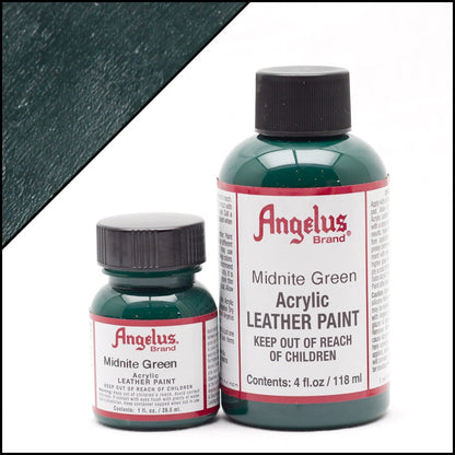 Angelus Leather Paint Midnight Green Χρώμα Δέρματος