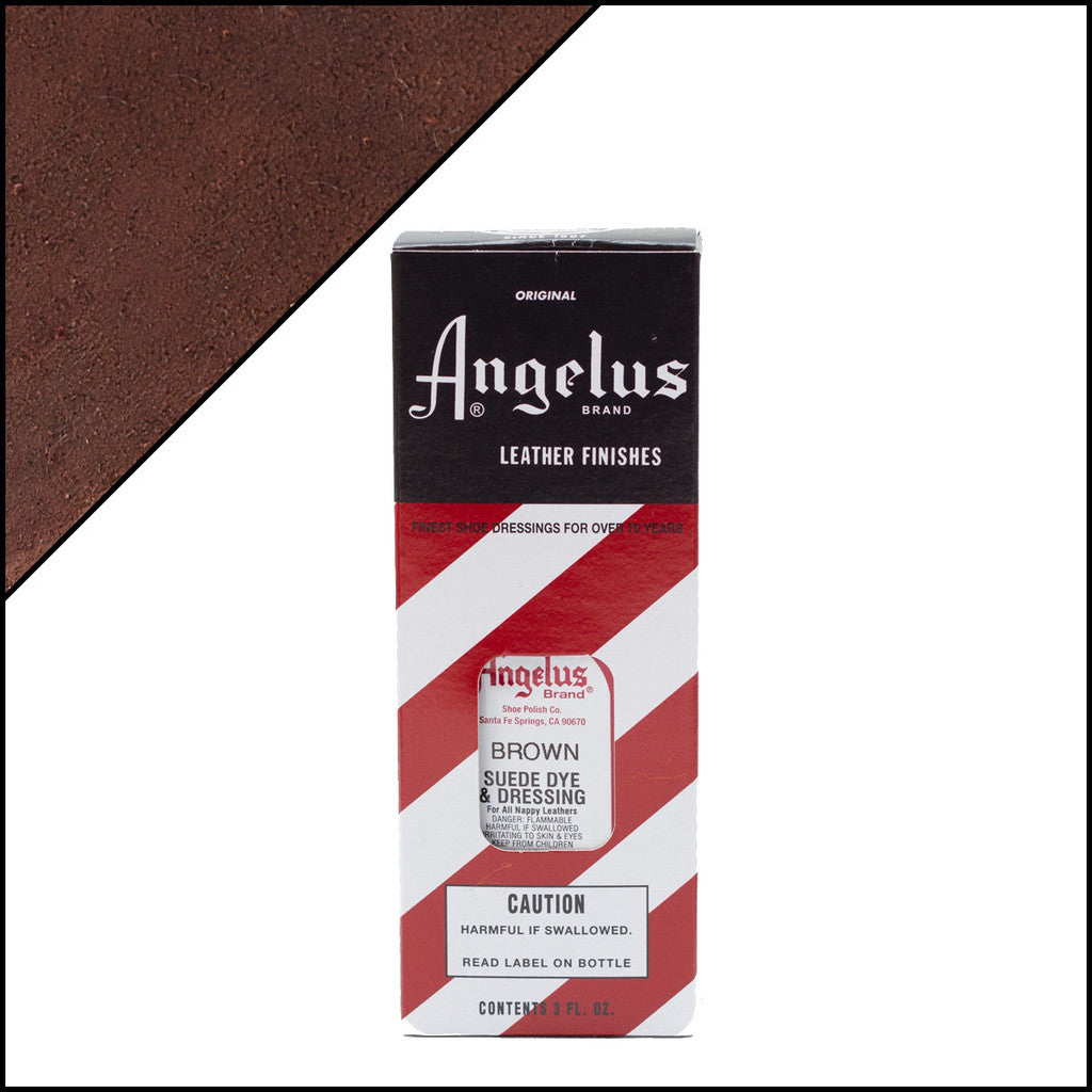 Angelus Suede Dye Καφέ Βαφή Σουέτ 3oz
