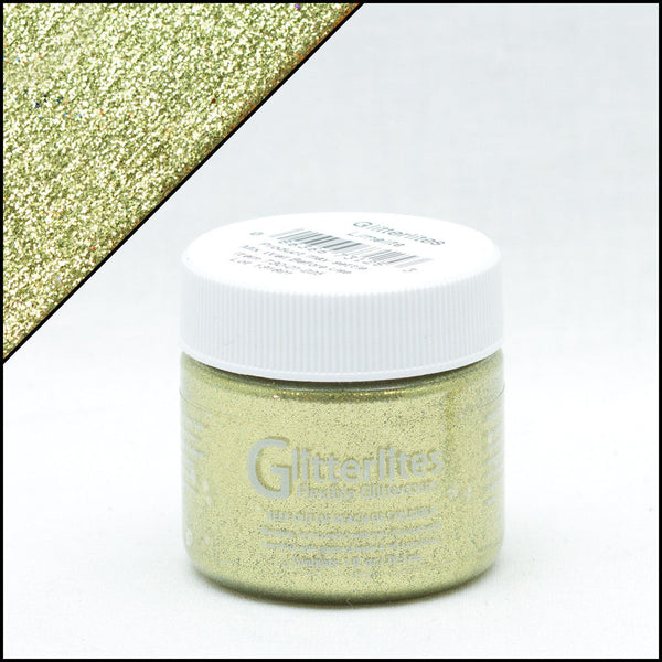 Angelus Glitterlites Limelite Βαφή Δέρματος 1oz